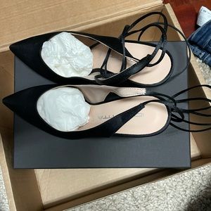 BLACK IDENTITÀ SHOES
DÉCOLLETÉ SLINGBACK NIEVES RASO NERO DONNA